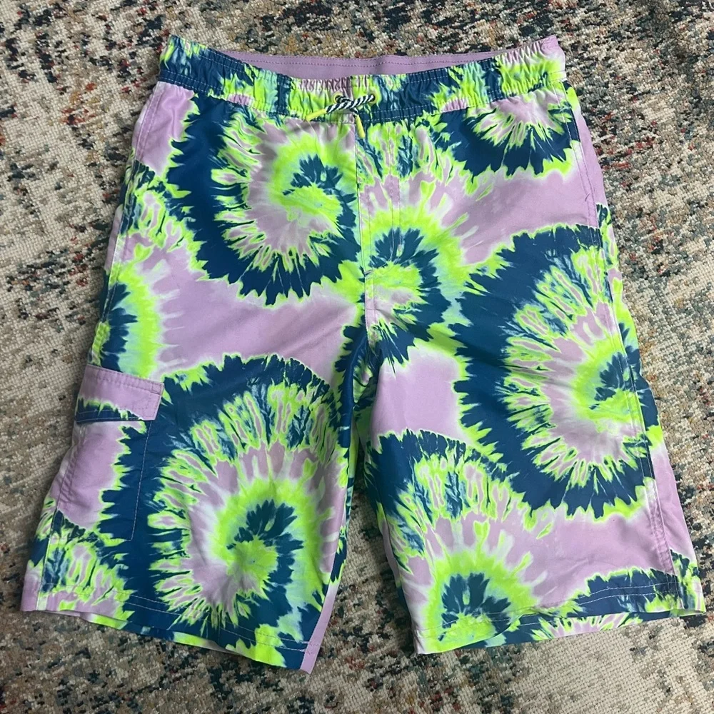 Tie-Dye Men's Shorts - Multicolor - Picture 1 of 7